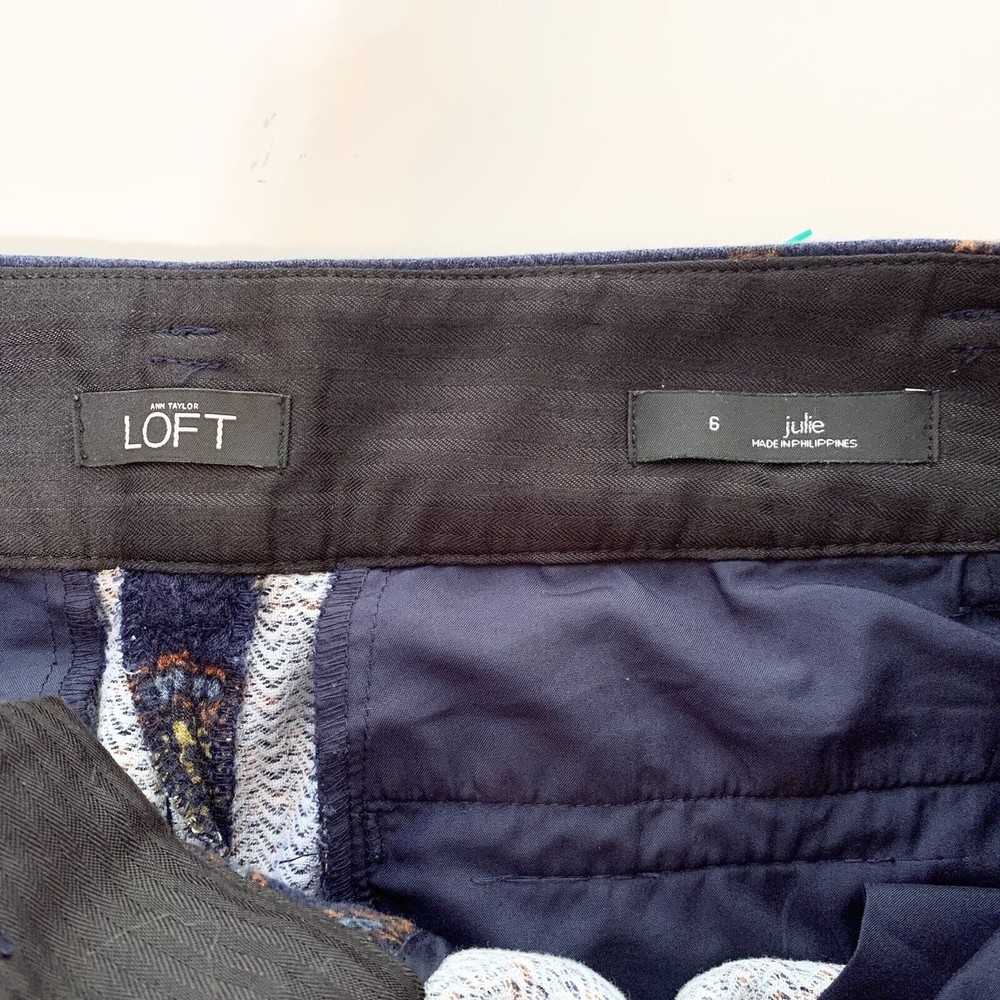 ANN TAYLOR LOFT Julie Cropped Pants Size 6 - Picture 6 of 12
